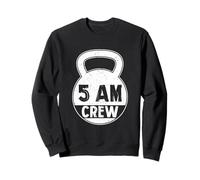 Workout Squad 5 Am Crew Gym Diciendo & Cita de motivación Sudadera