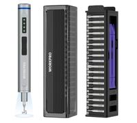 WORKPRO 42 en 1 Juego de Destornillador Eléctrico, Set de Precisión con 36 Piezas S2, Caja Magnética, Carga Tipo C, Ideal para Reparaciones de Teléfonos, Cámaras y Relojes