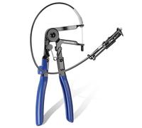 WORKPRO Alicates Abrazaderas, Alicates Abrazaderas Coche de Manguera Flexible, Alicates para Abrazaderas de Resorte, Herramienta para Quitar Abrazaderas de Automóviles para Mangueras