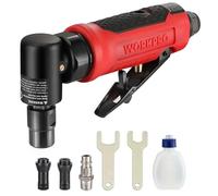 WORKPRO Amoladora Angular Neumática 1/4", 20000 RPM con 2 Abrazaderas