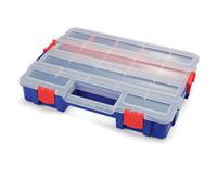 Workpro Caja con Compartimentos Polipropileno 38,2 x 30 x 6,2 cm 18 Compartimentos