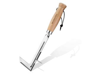 WORKPRO Herramientas de Deshierbe 30 cm, Extractor Malas Hierbas y Grietas, Desherbador Manual con Filo Dentado, Azadillas para Jardinería para Juntas de Jardín, Césped, Patio, Pavimento y Musgo