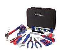 WORKPRO Juego de Herramientas Básicas 100-piezas, Herramientas manuales con Bolsa, Set de Herramientas Profesionales para Bricolaje y Arreglos Diarios