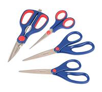 WORKPRO Juego de tijeras, cuchillas de acero inoxidable, plástico moldeado, corte multiusos, W000400