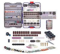 WORKPRO Kit de 698 Accesorios Multifunción para Herramienta Rotativa Dremel u Otro, Juego de Brocas de Herramienta Giratorias para Cortar, Lijar, Moler, Tallar, Pulir, Taladrar y Grabar