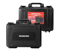 Workpro Maletín para Herramientas Plástico Duro 46,5 x 36 x 17,5 cm