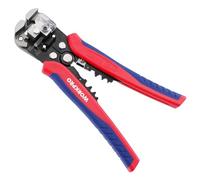 WORKPRO Pelacables automático, pelacables de 200 mm, 3 en 1, multifunción, para pelar, cortar y engarzar, herramienta pelacables multifuncional para cables de AWG 24-10 (0,2-6,0 mm²)