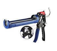 WORKPRO Pistola de Silicona para Cartuchos, Pistola para Sellado de Calafateo de 295 ml con dos Modos de Relación de Empuje 9:1 y 18:1, Rotación de 360°