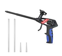 WORKPRO Pistola Espuma Poliuretano,Pistola para Espuma Profesional, Pistola Poliuretano Recubierta de PTFE, Pistola de Espuma con Boquilla de Cobre, Rellenar y Sellar Proyectos de Bricolaje