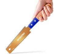 WORKPRO Sierra Japonesa 150mm SK5 Doble Filo Cabeza Estrecha