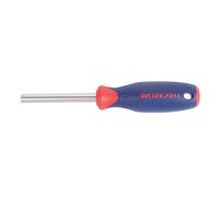 WORKPRO Soporte magnético para puntas de destornillador, 7 pulgadas, eje cromado, mango de agarre suave bimaterial, (paquete de 1)