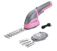 WORKPRO Tijeras Cortacésped y Arreglasetos 2 en 1 3,6V con 2 Cuchillas