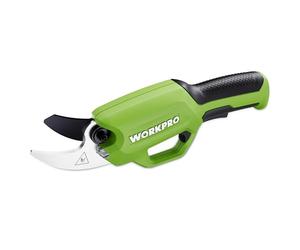 WORKPRO Tijeras de Podar Electricas de 7,2 V, Podadora Eléctrica Inalámbrica, Tijeras de Podar a Bateria de 2000 mAh, para Jardines, Ramas y Árboles Frutales