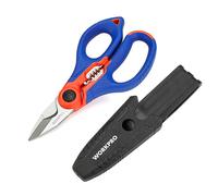 Workpro tijeras electricista multifuncionales de acero inoxidable 163