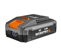 WORKPROX Batería de Litio 20V 4.0Ah, Compacta con Función Power Bank, Pantalla LED, Carga Rápida USB-C, Compatible con Herramientas WORKPROX