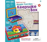 Works of Ahhh Craft Set - Caja de recuerdo mágica para jardín, kit clásico de pintura de madera
