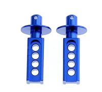 WORKSDUO 2pcsmetal Postes del Cuerpo Frontal Columna de Carcasa de Montaje for Traxxas Mini e-revo e revo Slash 1/16 RC Coche Actualización de Accesorios de Piezas de Repuesto (Color : Blue)