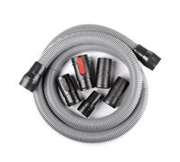 WORKSHOP WS17823A - Manguera de aspiradora húmeda/seca, 4,76 cm x 3 m, grado comercial, muy resistente