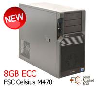 Workstation Fujitsu Celsius M470 Xeon Raid D2778-B14 D2507-D11 8GB Medicina Neu