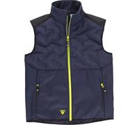 WORKTEAM Chaleco Acolchado con Tejido Workshell, Cuello Alto, Cierre de Cremallera Impermeable y Bolsillos Laterales, Ropa Laboral Térmica y Resistente. HOMBRE