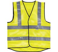 WorkTeam Chaleco ANTIESTÁTICO de Alta Visibilidad con Cintas Reflectantes. Protección Contra la Llama. Unisex Amarillo A.V. XL