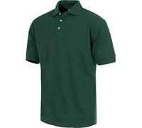 WorkTeam Polo Manga Corta en Tejido piqué, sin Bolsillo, Tejido Fresco y poroso para Adecuada ventilación. Hombre Verde Botella XL