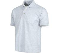 WorkTeam Polo Manga Corta en Tejido piqué, sin Bolsillo, Tejido Fresco y poroso para Adecuada ventilación. Hombre Gris Vigore M