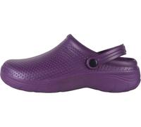 WORKTEAM Zueco Ultraligero de EVA Anatómico y Ergonómico con Cámara Ortopédica, Resistente a los Tropiezos y con Sujeción en Talón, Plantilla Incluida Unisex Morado 36/37 EU