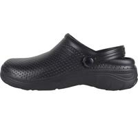 WORKTEAM Zueco Ultraligero de EVA Anatómico y Ergonómico con Cámara Ortopédica, Resistente a los Tropiezos y con Sujeción en Talón, Plantilla Incluida Unisex Negro 42/43 EU