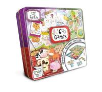 World Alive - Mi primer juego, 6 juegos en uno que incluyen serpientes y escaleras, ajedrez para niños, juego de memoria, tres en raya, parchís y rompecabezas, multicolor, 23,5 x 23,5 x 6 cm, (14606)