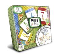 WORLD ALIVE My First Game, Rummy for Kids & Families, Classic Strategic Board Game Inside Metal Box, Multi-Colour, Ideal 2 to 4 Players 23.5 x 23.5 x 6 cm (14605)