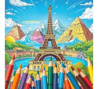 World and Historical Landmarks Coloring Book for Kids: Fun and Educational Activity Featuring Iconic Monuments and Global Wonders: Discover and Color the Most Iconic Monuments and Famous Landmar