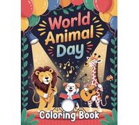 World Animal Day Coloring Book