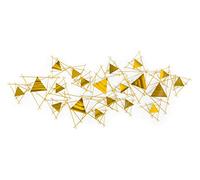 World Art Cuadro de metal 'Composición de triángulos'