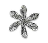 World Art Fiore - 2 objetos decorativos de cristal o madera, multicolor, 51 x 48 x S8 cm