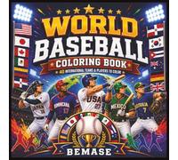 World Baseball Coloring Book: 40 International Teams & Players to Color