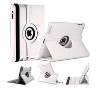 World Biz Funda giratoria para iPad 2/3/4 (modelo antiguo) de 9.7 pulgadas, rotación de 360°, a prueba de golpes, piel sintética, funda protectora con función de apagado y encendido automático