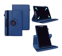World biz Funda universal para tablet de 8 pulgadas, piel sintética, función atril, rotación de 360°, compatible con todos los dispositivos Samsung, Lenovo, Acer, Huawei, Sony, iPad, Toshiba y Android