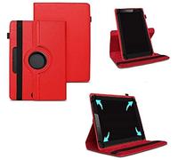 World biz Funda universal para tablet de 8 pulgadas, piel sintética, función atril, rotación de 360°, compatible con todos los dispositivos Samsung, Lenovo, Acer, Huawei, Sony, iPad, Toshiba y Android