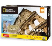 World Brands Roma Cubic Fun-Puzzle 3D City Traveller del Coliseo Romano, National Geographic (CPA Toy Group DS0976), color marron