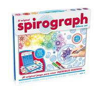 World Brands Party town Spirograph Deluxe - Spirograph Niños | Kit Dibujo Niños 47 Piezas | Juguetes Niños 8 Años O Más | Set Manualidades Niños | Espirografo Niños | Spiral Designer