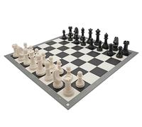 World Chess Juego de campeonato completo oficial de torneo extra Queens, juegos únicos para niños y adultos, piezas pesadas (reinas extra) para 2 jugadores