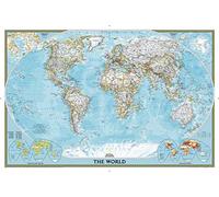 World Classic, Poster Size, Laminated: Wall Maps World (National Geographic Reference Map)