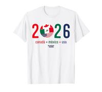 World Cup 2026 Host Nations Soccer Design Camiseta