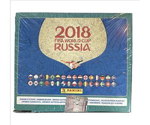 World Cup Rusia 2018 - Caja de pegatinas (versión internacional, 104 paquetes)
