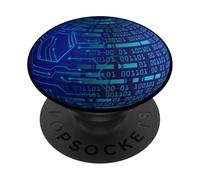 World Data Tecnología Digital Futurista Global Tech Design PopSockets PopGrip Adhesivo