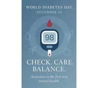 World Diabetes Day Pocket Notebook-Adult design 1: A simple awareness notebook for World Diabetes Day - November 14