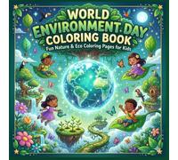 World Environment Day Coloring Book: Fun Nature & Eco Coloring Pages for Kids with Inspirational Earth Quotes, Trees, Animals, Recycling, and Save Planet Activities