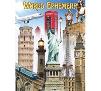 World Ephemera for Art Journaling, ATCs & Card Makin Retro Objects Edition: 40 Pages with 120+ Vintage Elements To Cut Out, Glue and Collage Retro And ... for Card Making, Mixed Media & Scrapbook