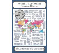 World Explorer Crossword Puzzles: Crossword Puzzles with Easy to Read Print about Countries, Capitals, Fun Facts and More | 6 x 9inches, 110 pages | ... for Vacations, Holidays and Relaxation